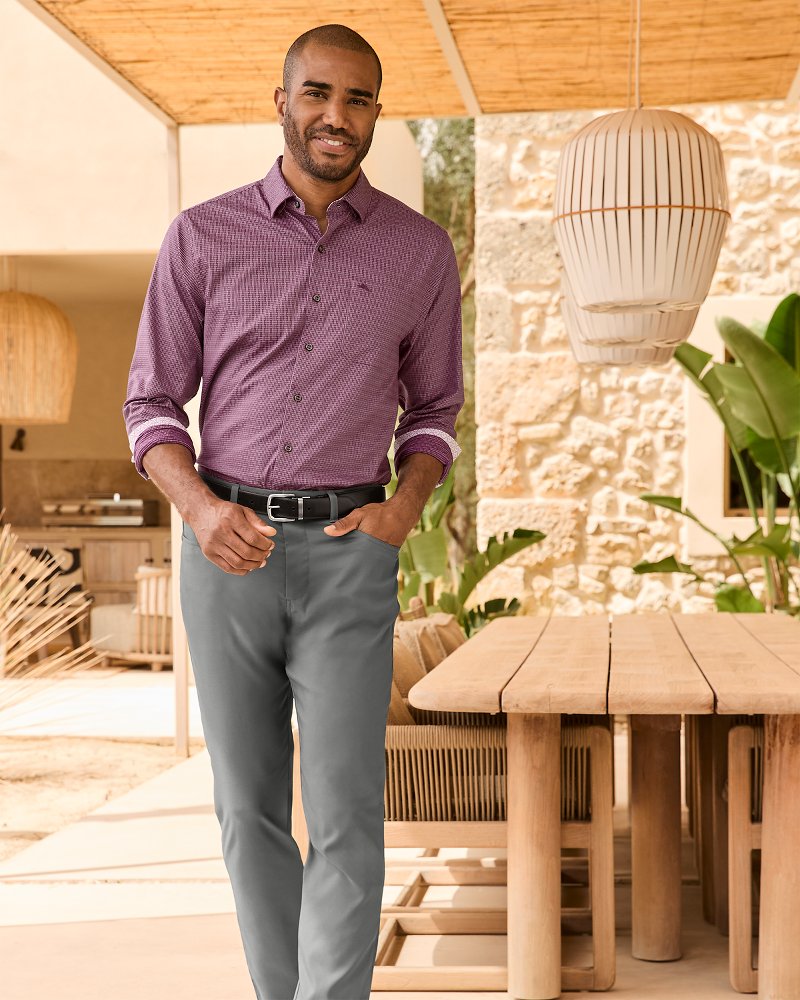 Tommy Bahama Customer Favorite - Big & Tall On Par IslandZone® Flat-Front Pants