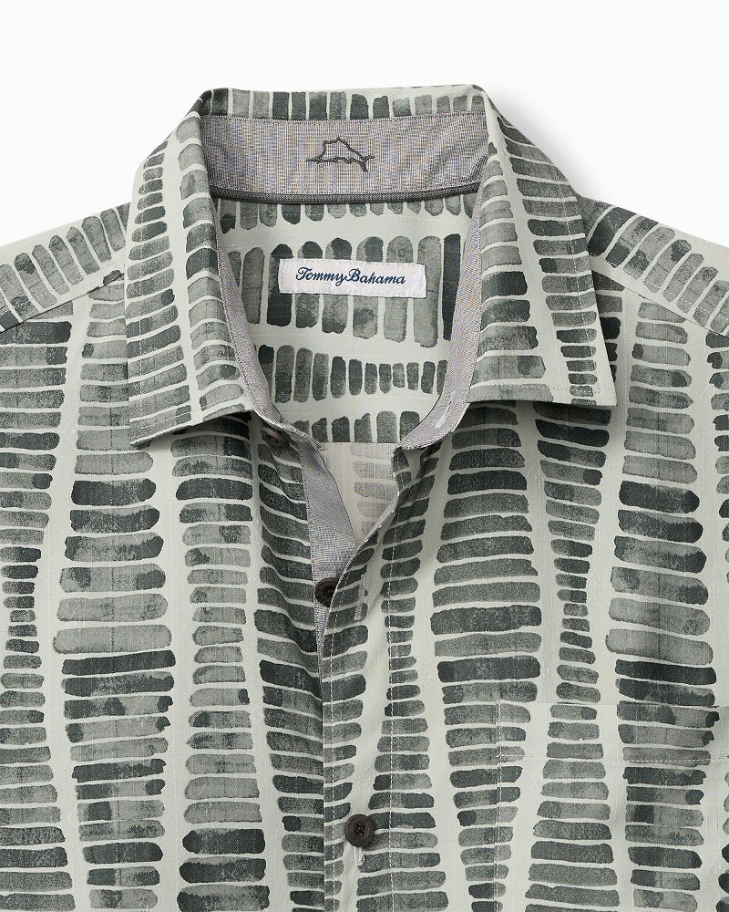 Tommy Bahama Great Value - Big & Tall Boardwalk Blues Silk Camp Shirt