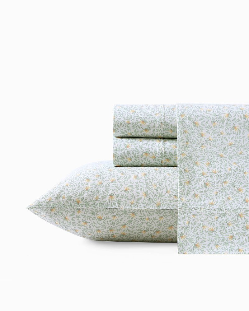 Tommy Bahama Latest - Crane Flower 4-Piece King Sheet Set