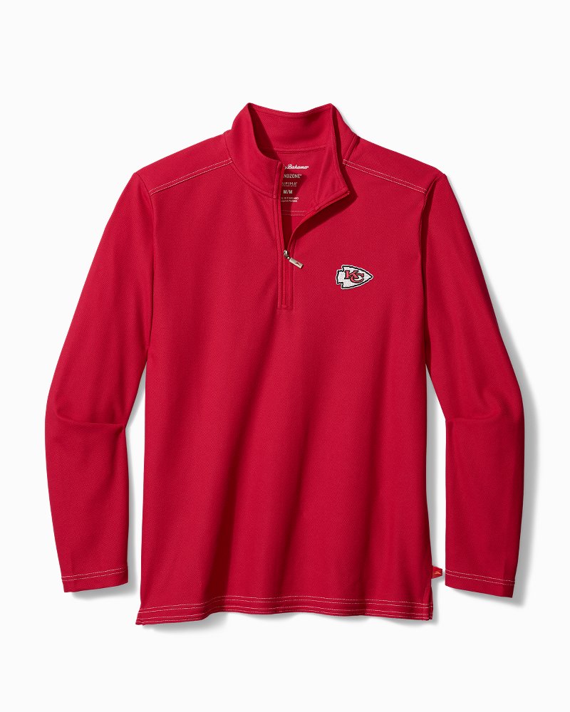 Tommy Bahama Top Pick - NFL Emfielder Half-Zip Sweatshirt
