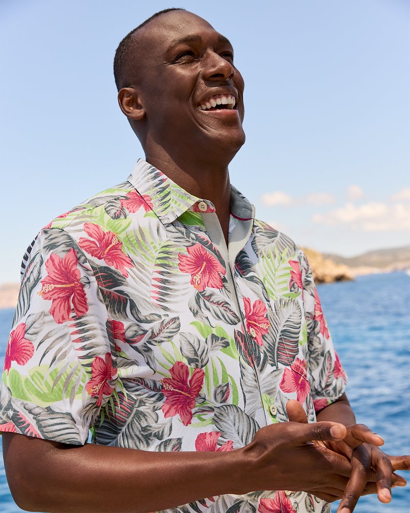 Tommy Bahama Premium - Coconut Point Hibiscus Shores IslandZone® Camp Shirt