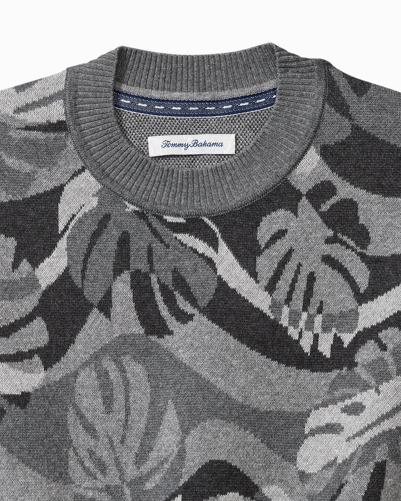 Tommy Bahama Deals - Monstera Camouflage Crew Sweater
