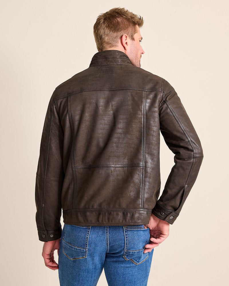 Tommy Bahama Signature - Highland Rocker Leather Jacket
