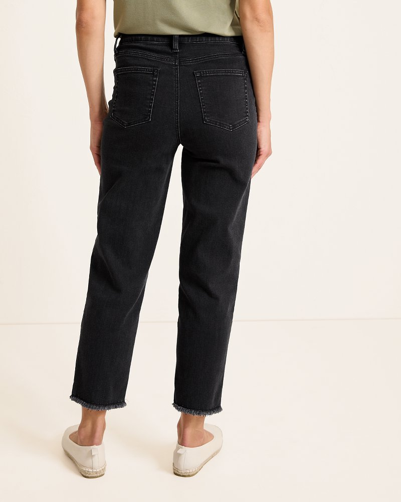 Tommy Bahama Trending - High-Rise Cropped Straight-Leg Jeans