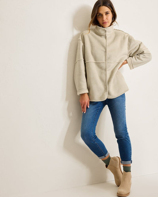 Tommy Bahama Best Price - Reversible Faux Shearling Coat