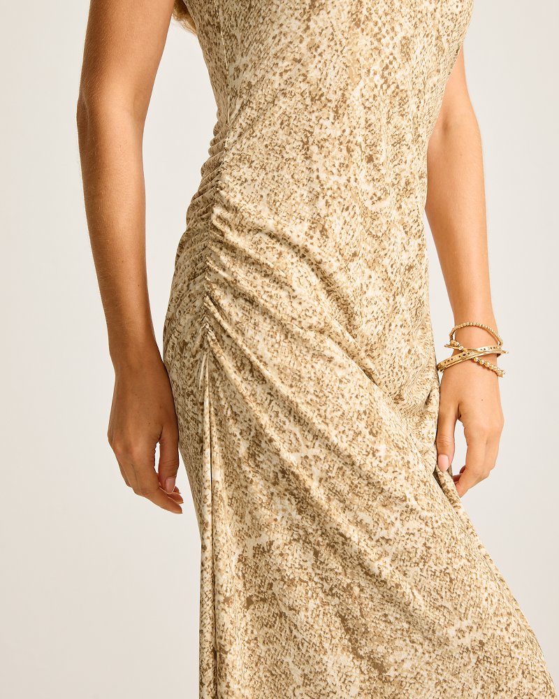 Tommy Bahama Top Pick - Playa Python Maxi One-Shoulder Dress