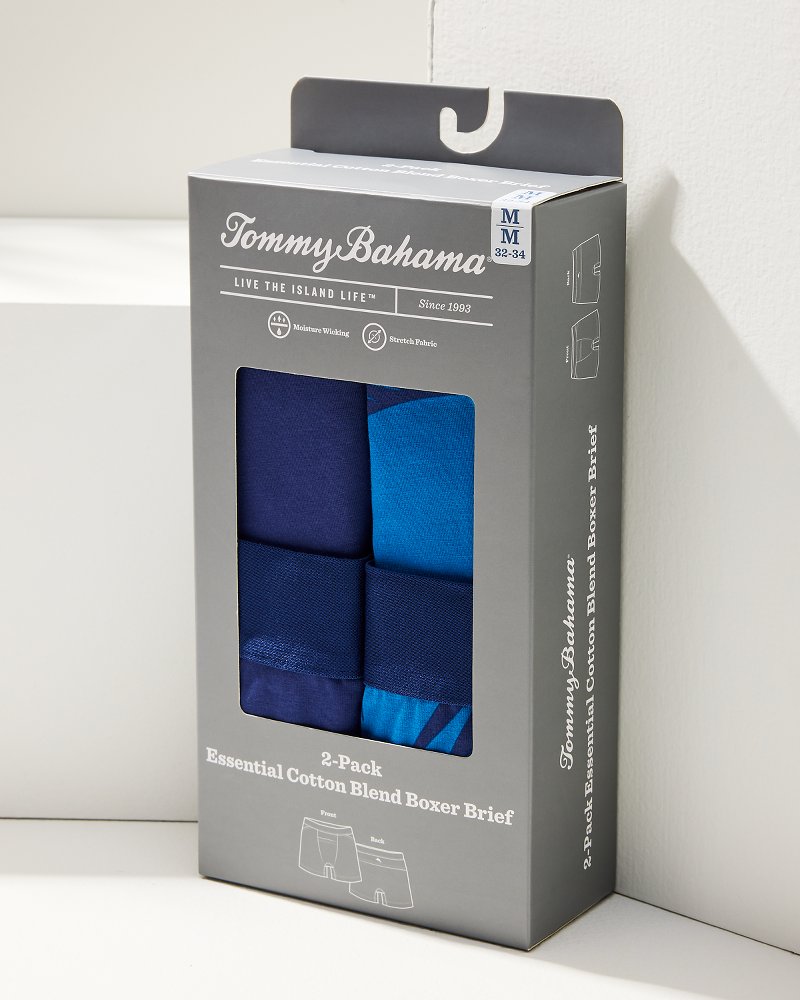 Tommy Bahama Classic - Cotton-Modal Boxer Briefs - 2-Pack