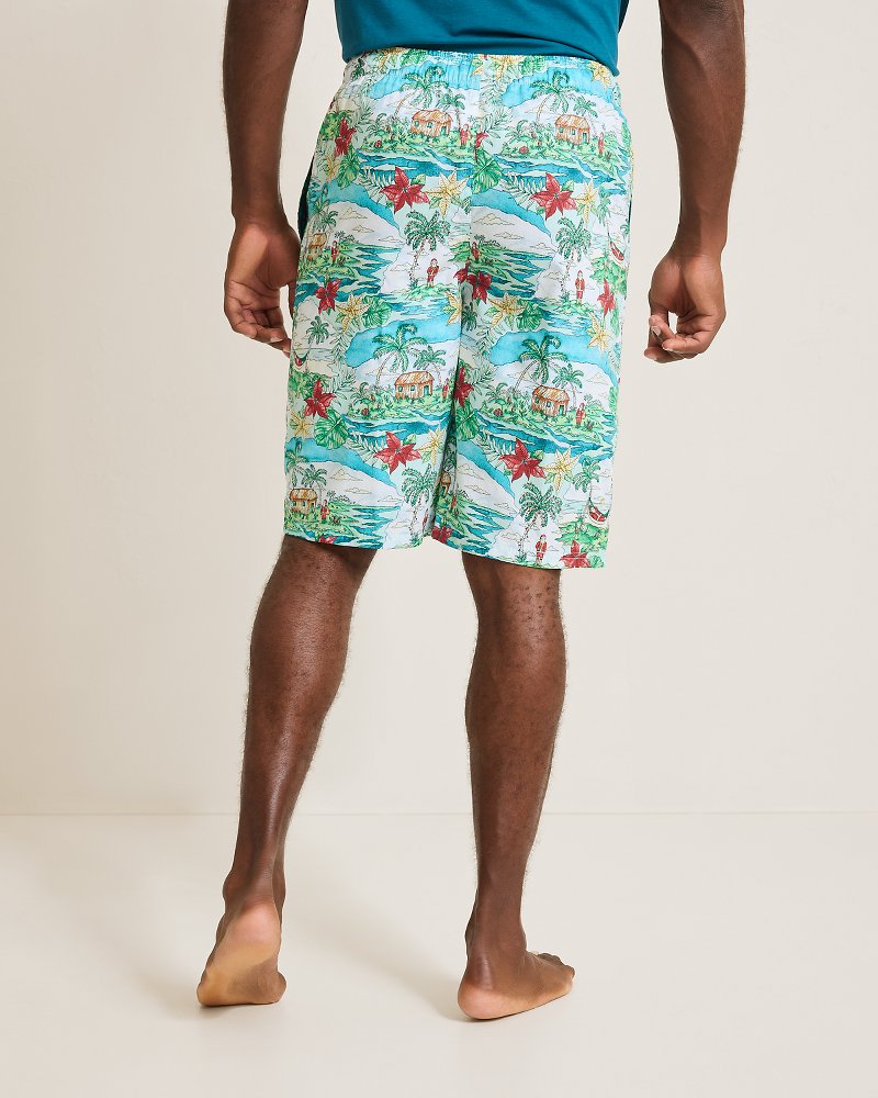 Tommy Bahama Customer Favorite - Woven Tropical Print Pajama Shorts