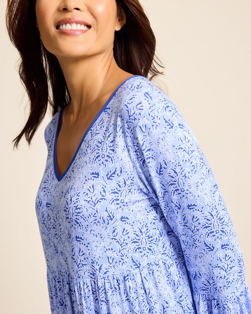 Tommy Bahama Quality - Jersey 3/4-Sleeve Short Sleep Dress