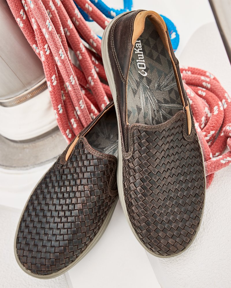 Tommy Bahama Quality - OluKai® Lae'ahi Lauhala Slip-On Sneakers