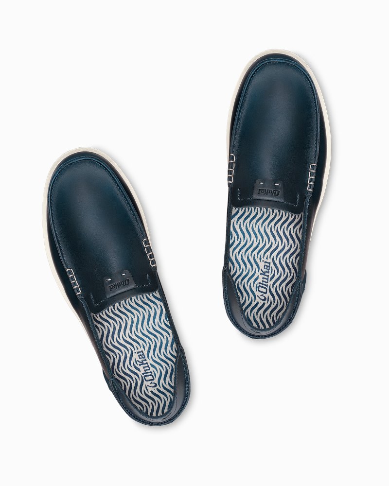 Tommy Bahama New - OluKai® Kākaha Leather Slip-On Shoes