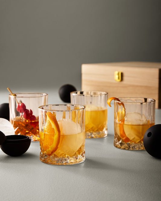 Tommy Bahama Customer Favorite - Tommy Bahama Crystal Rocks Glass and Ice Sphere Set