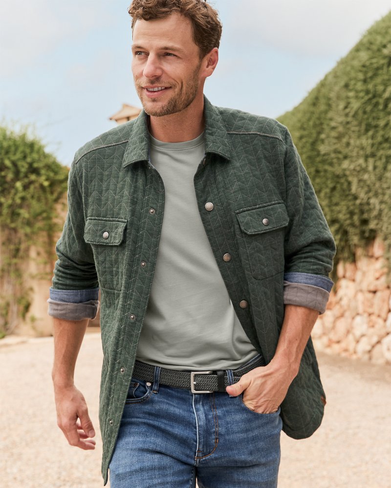 Tommy Bahama Recommended - Two-Tone Stretch Webbed Belt
