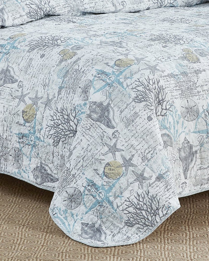 Tommy Bahama Sale - Beach Bliss 3-Piece King Quilt Set