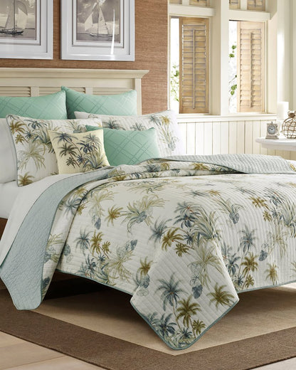 Tommy Bahama Latest - Serenity Palms Twin Quilt