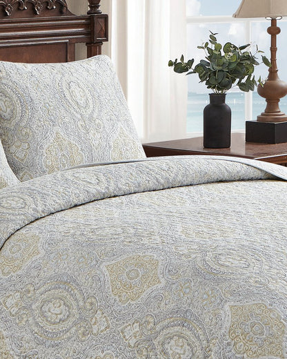 Tommy Bahama New - Turtle Cove 3-Piece Full/Queen Quilt Set
