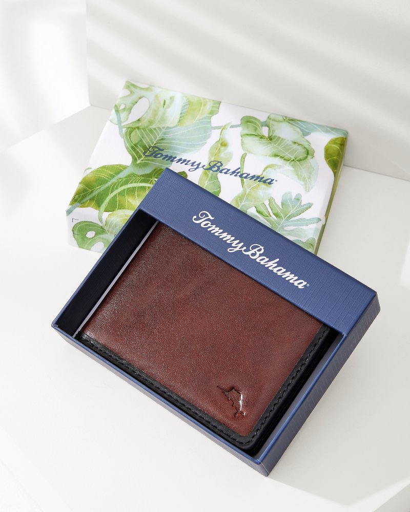 Tommy Bahama Exclusive - Contrast Binding Slimfold Wallet