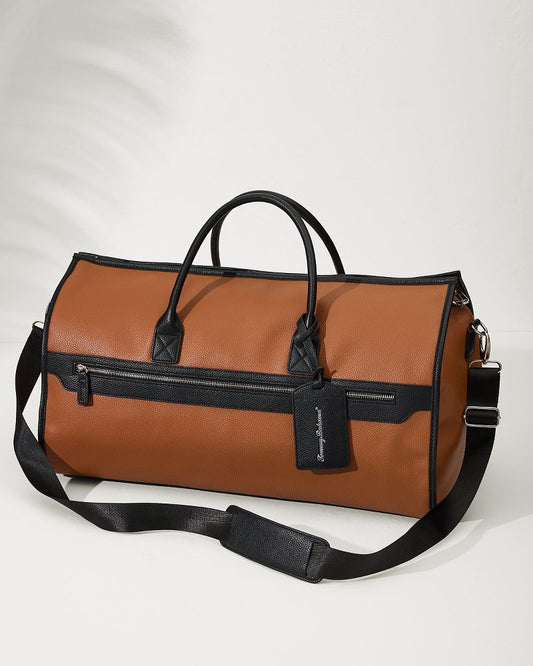Tommy Bahama New - Siena Tan 2-in-1 Garment Duffel Bag