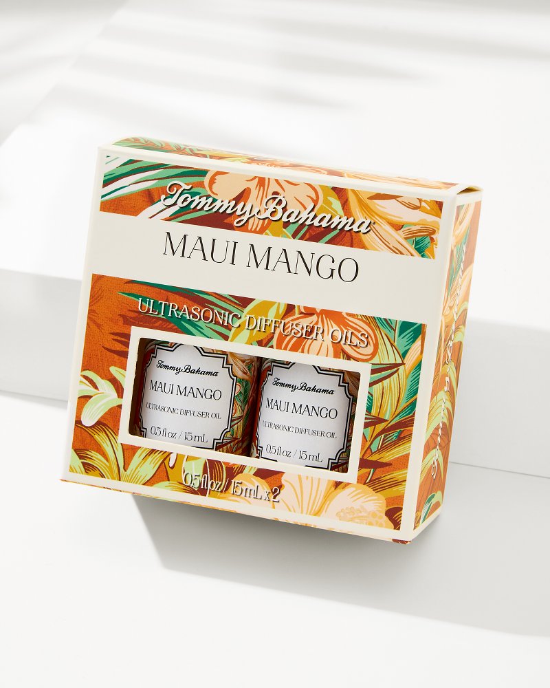 Tommy Bahama Deals - Maui Mango Ceramic Pineapple Diffuser Oil Refill Set
