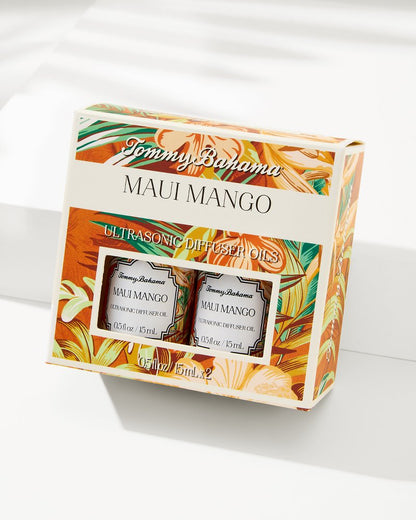 Tommy Bahama Deals - Maui Mango Ceramic Pineapple Diffuser Oil Refill Set