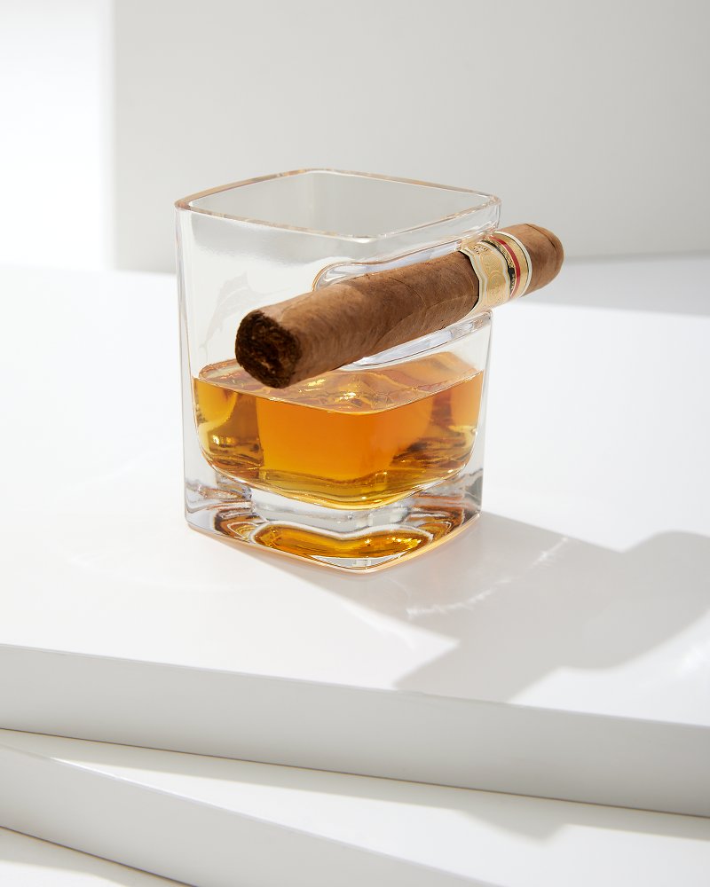 Tommy Bahama Deals - Etched Marlin Corkcicle® Cigar Glass