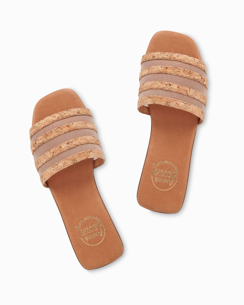 Tommy Bahama Signature - André Assous Kaila Cork & Mesh Sandals