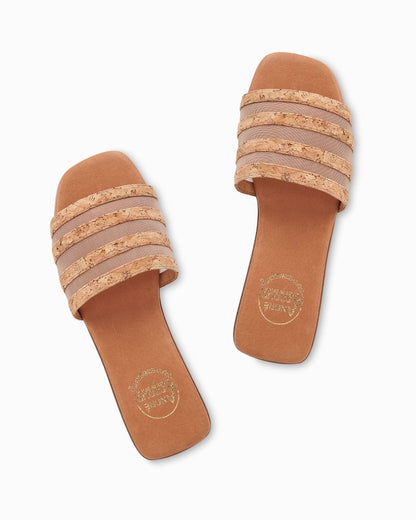 Tommy Bahama Signature - André Assous Kaila Cork & Mesh Sandals