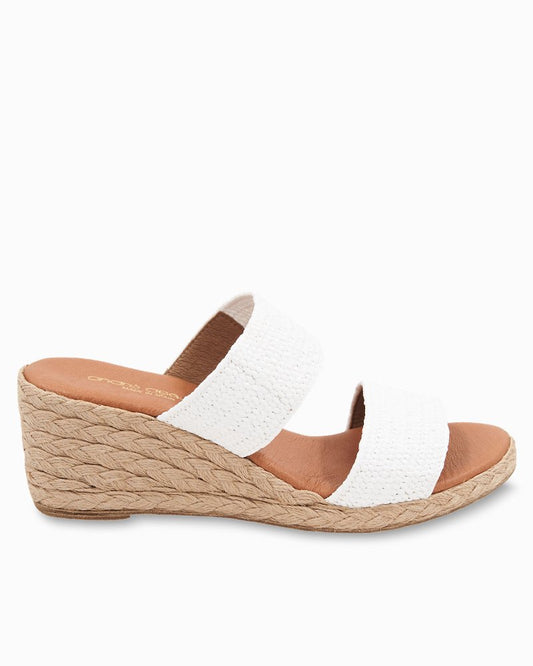 Tommy Bahama Customer Favorite - André Assous Nori Stretch Raffia Wedge Sandals