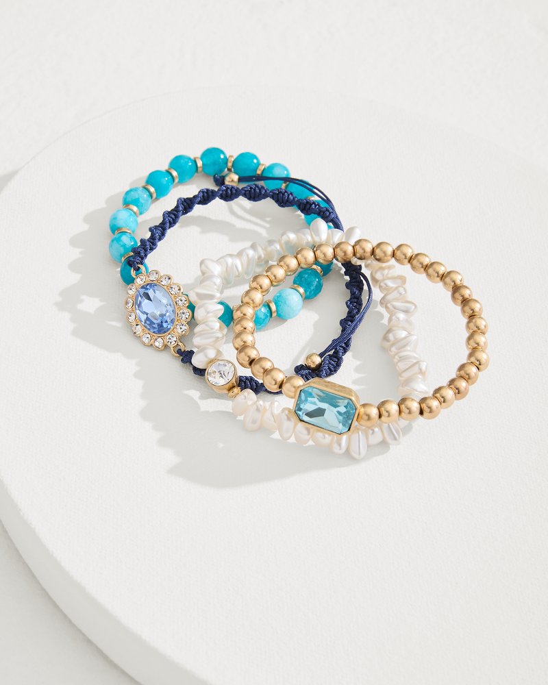 Tommy Bahama Great Value - Tidal Treasure Pearl and Semi-Precious Stone Bracelet Set