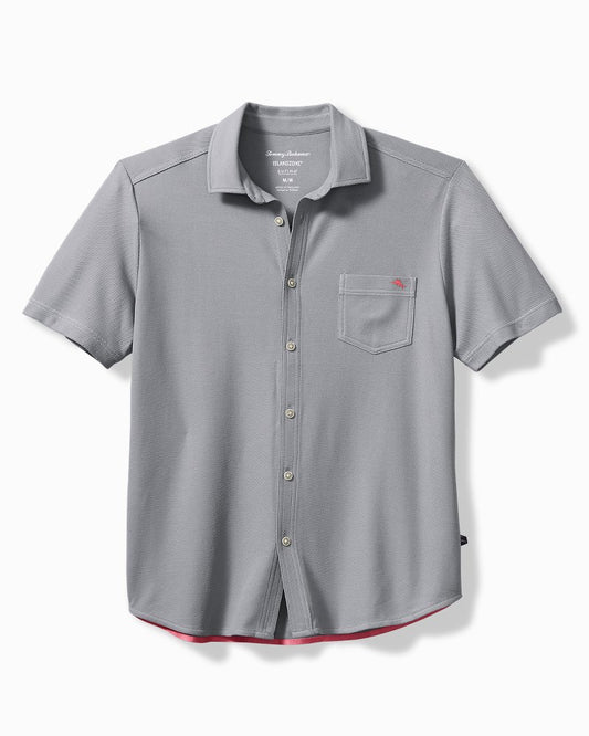 Tommy Bahama Essential - Big & Tall Emfielder IslandZone® Knit Short-Sleeve Shirt