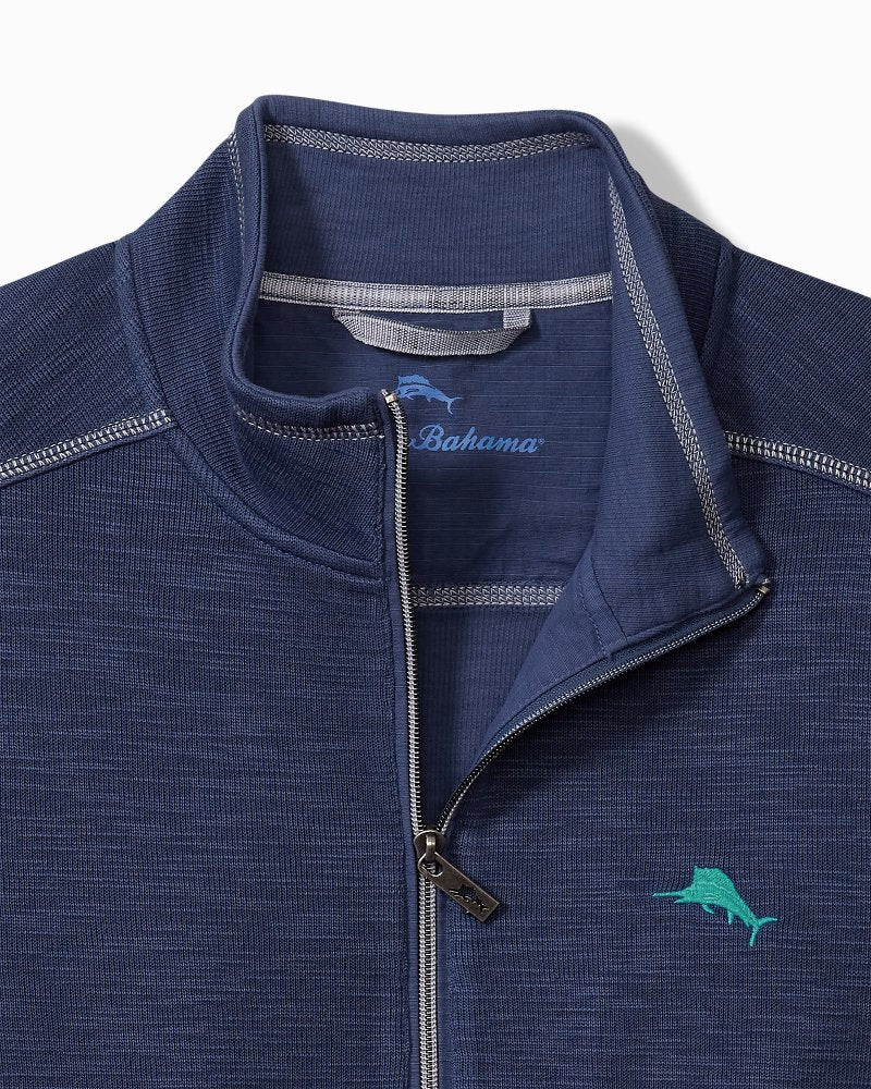 Tommy Bahama New - Big & Tall Tobago Bay Full-Zip Sweatshirt