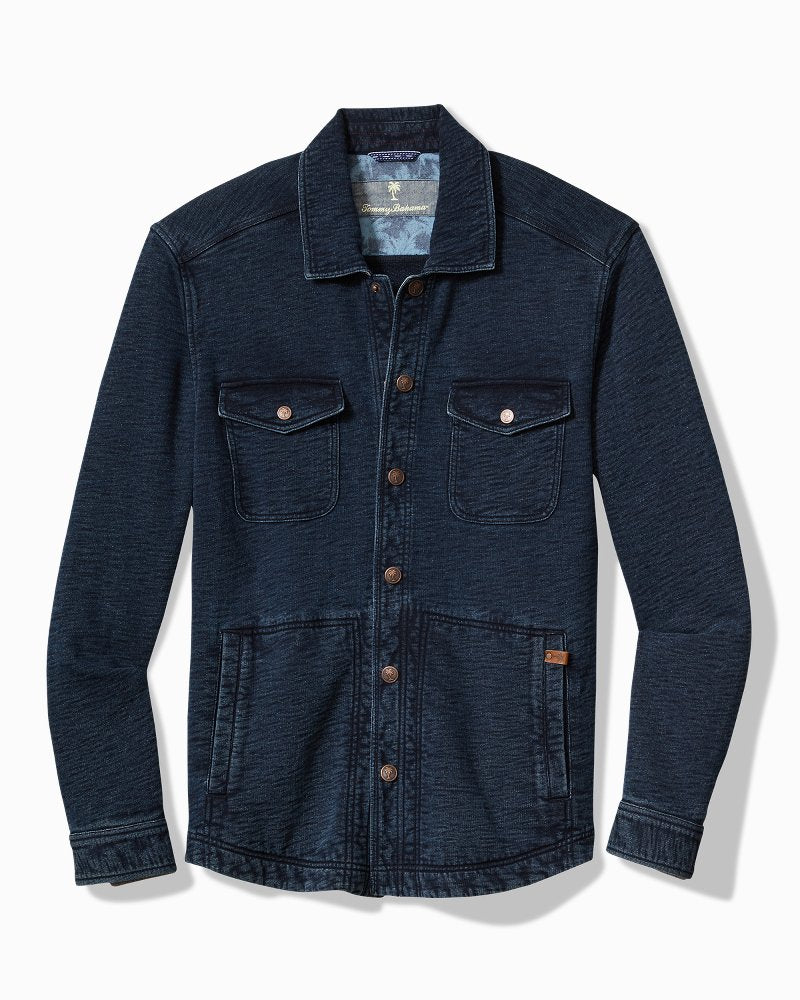 Tommy Bahama Special Offer - Big & Tall Indigo Paradise CPO Shirt Jacket