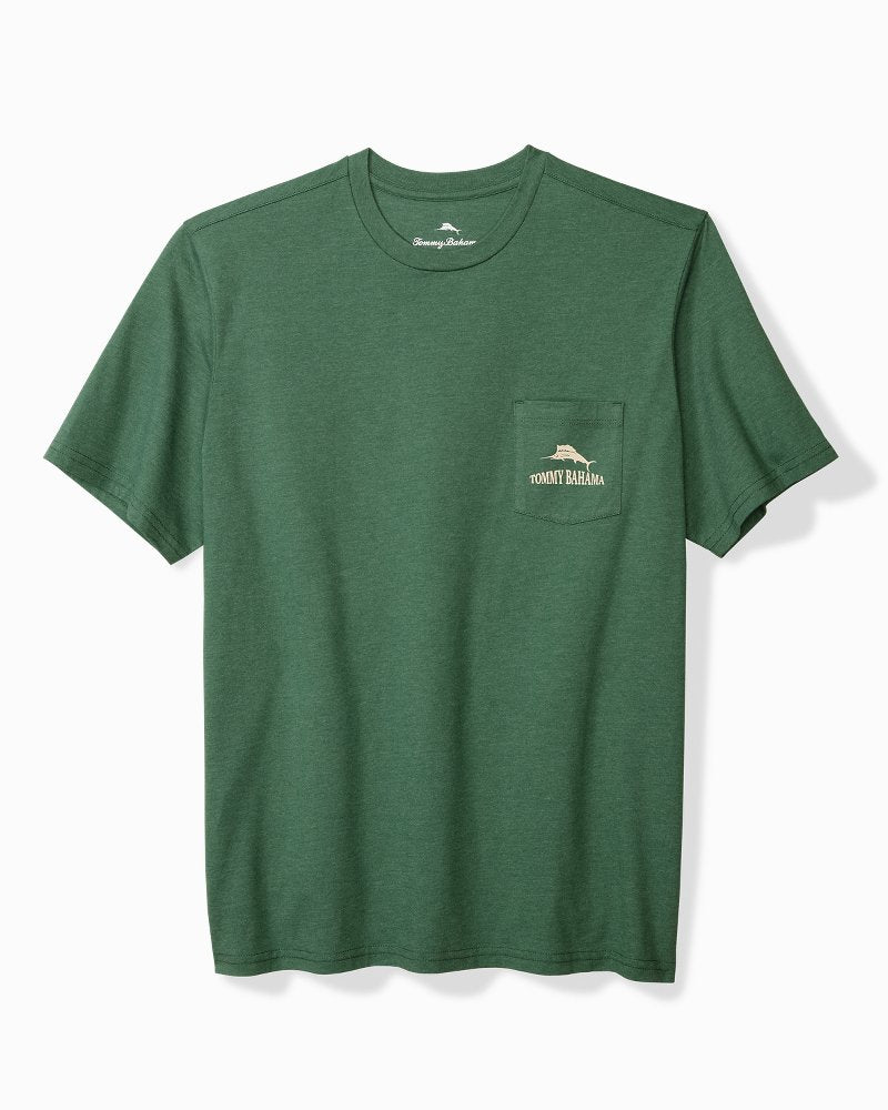 Tommy Bahama Top Pick - Big & Tall Between the Ryes Graphic Pocket T-Shirt