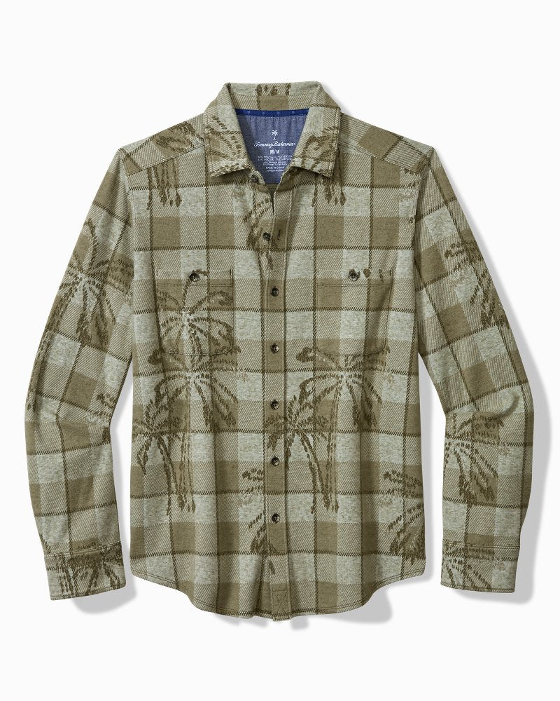 Tommy Bahama New - Big & Tall Fireside Palm Springs Stretch Flannel Shirt