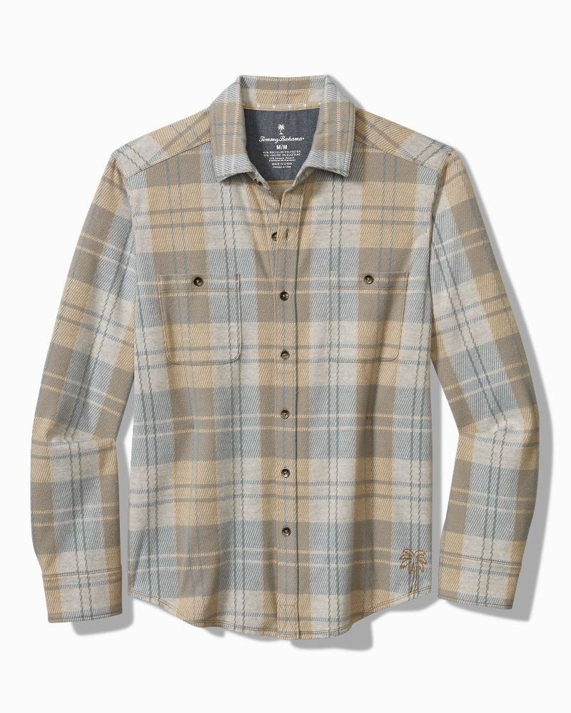 Tommy Bahama Discount - Big & Tall Fireside Modesto Stretch Flannel Shirt