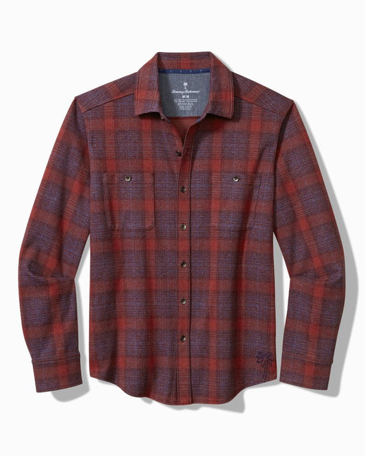 Tommy Bahama New - Big & Tall Fireside San Miguel Stretch Flannel Shirt