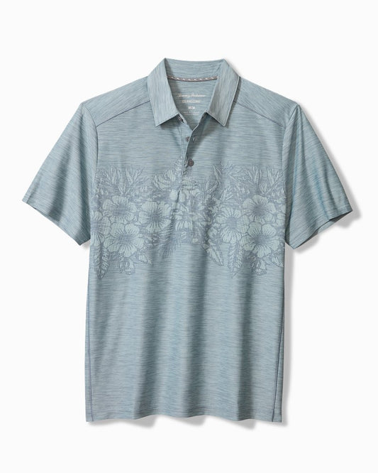 Tommy Bahama Exclusive - Big & Tall Palm Coast Hibiscus Border IslandZone® Polo