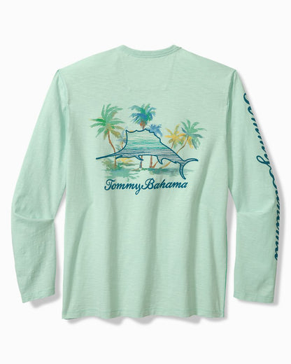 Tommy Bahama Customer Favorite - Big & Tall Marlin Mirage Lux Long-Sleeve T-Shirt