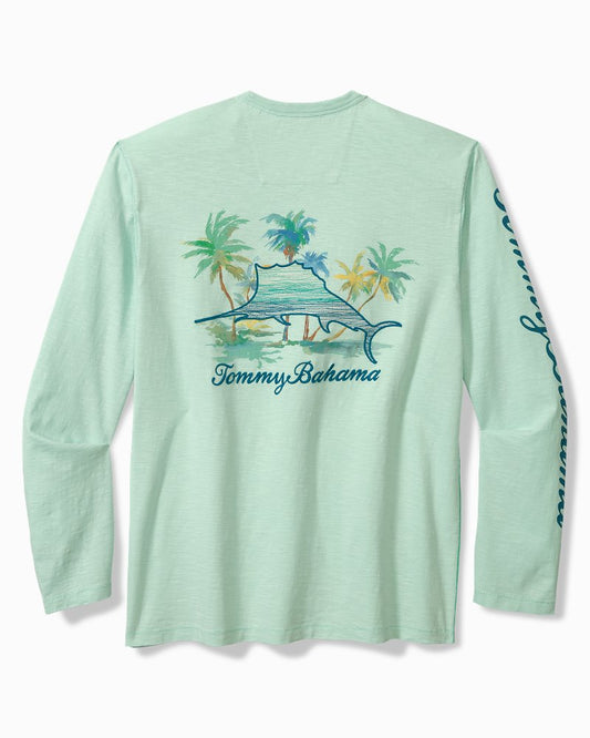 Tommy Bahama Customer Favorite - Big & Tall Marlin Mirage Lux Long-Sleeve T-Shirt