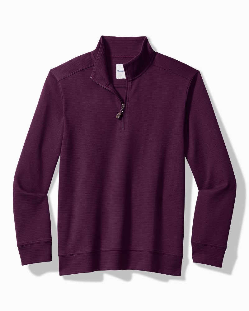 Tommy Bahama Trusted - Big & Tall St. Kitts Half-Zip Sweatshirt