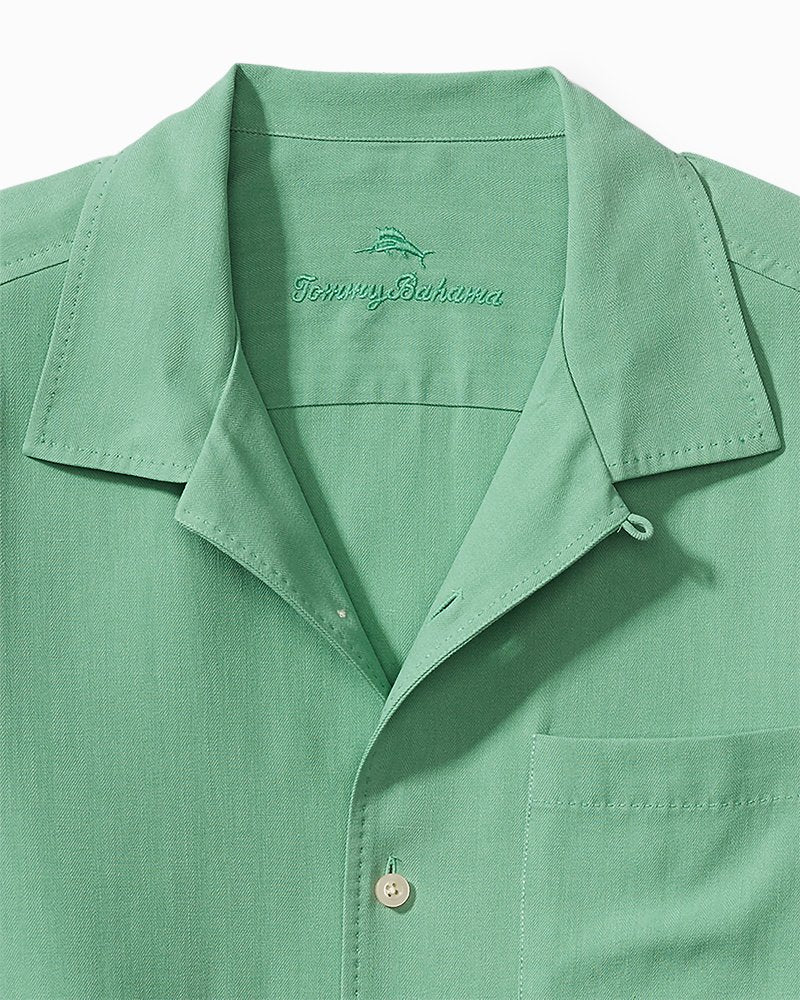 Tommy Bahama Deals - Big & Tall Hawaiian Herringbone Camp Shirt
