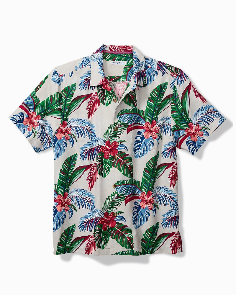 Tommy Bahama Hot Sale - Big & Tall Frond Fusion IslandZone® Camp Shirt