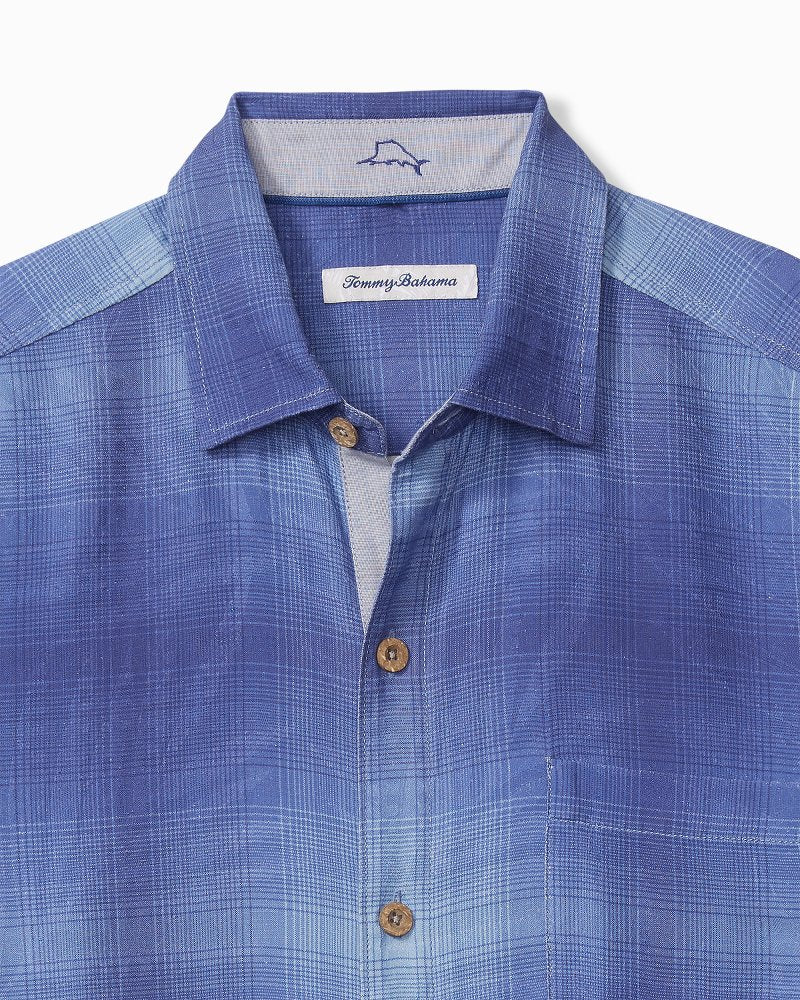 Tommy Bahama Trusted - Big & Tall Madera Ombré Silk Camp Shirt