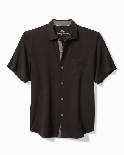 Tommy Bahama Popular - Big & Tall Call Me Old Fashioned Silk Camp Shirt