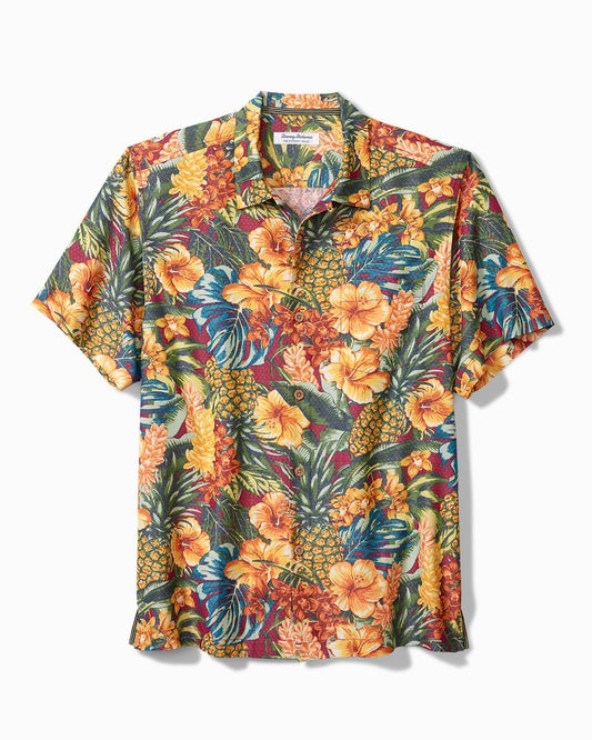 Tommy Bahama Deals - Big & Tall Coconut Point Sunset Canopy IslandZone® Camp Shirt