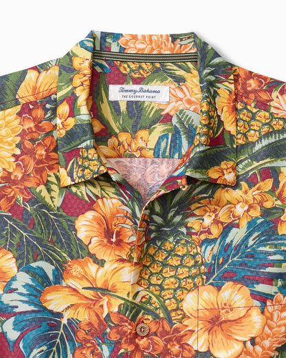 Tommy Bahama Deals - Big & Tall Coconut Point Sunset Canopy IslandZone® Camp Shirt