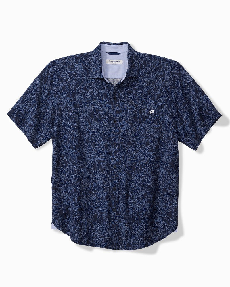 Tommy Bahama Sale - Big & Tall Veracruz Cay Paradise Pajaro Short-Sleeve Shirt