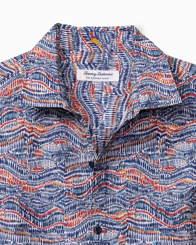 Tommy Bahama Discount - Big & Tall Bahama Coast Monte Rio Geo IslandZone® Shirt