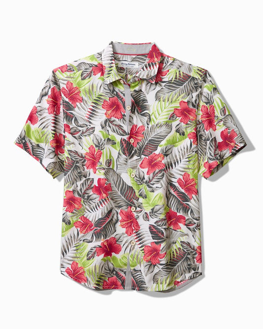 Tommy Bahama Sale - Big & Tall Coconut Point Hibiscus Shores IslandZone® Camp Shirt