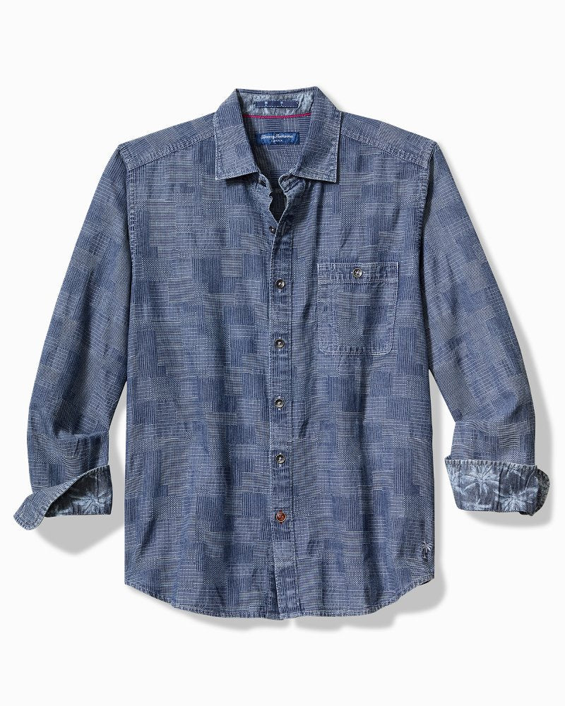 Tommy Bahama Hot Sale - Big & Tall Paradise Patchwork Long-Sleeve Shirt